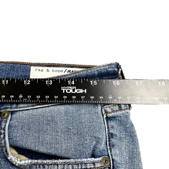 Rag & Bone dre capri medium wash raw hem women’s jeans SZ 29 - Picture 7 of 9